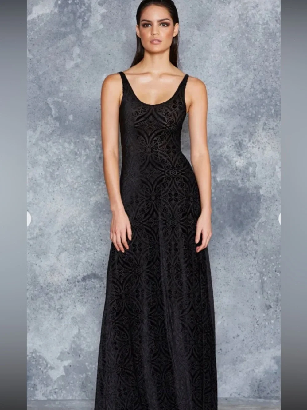 BlackMilk Burned Velvet Maxi Dress - Picture 1 of 10